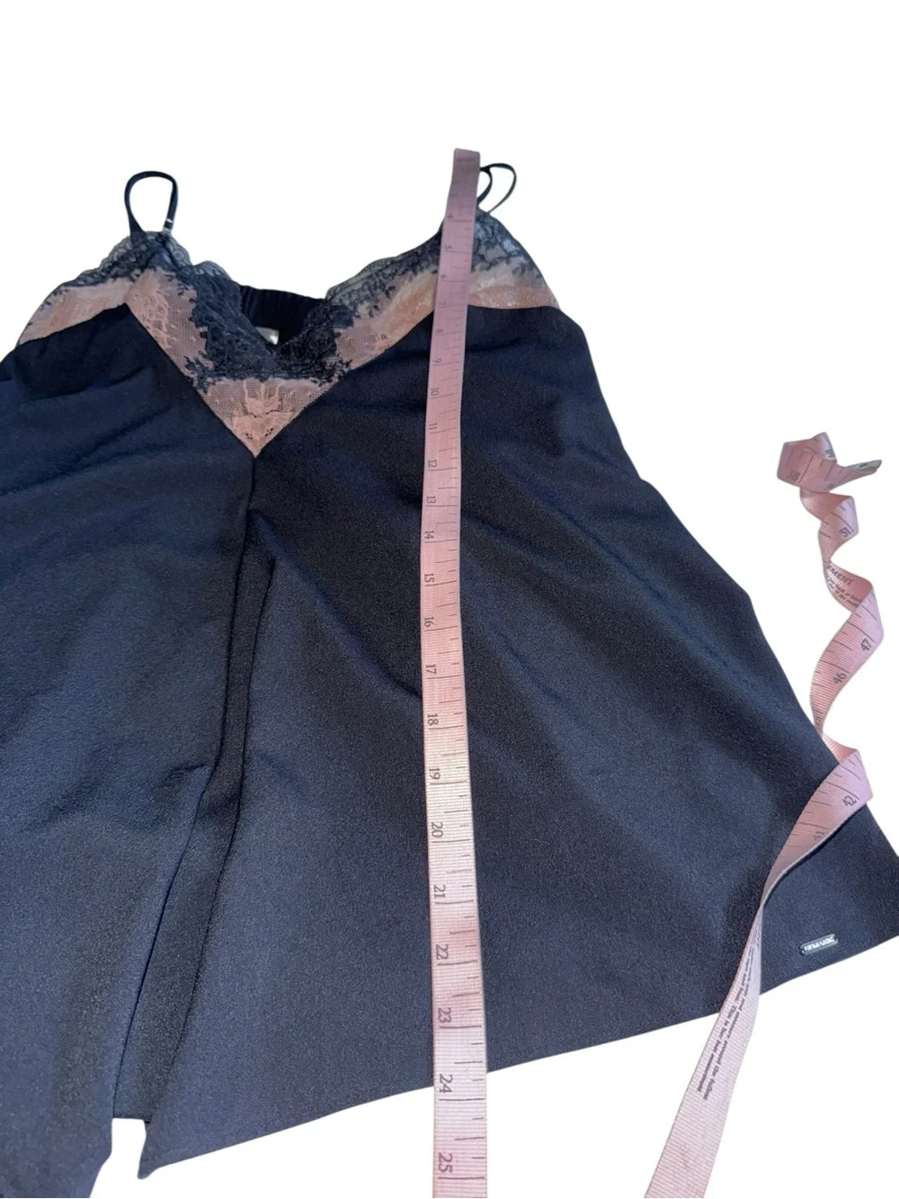 Savage X Fenty LACESTRUCK SLEEP ROMPER Black & Nude Large 12/14